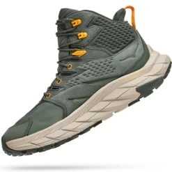 HOKA ONE ONE ANACAPA MID GORE-TEX THYME/RADIANT YELLOW 23 -Hoka 9 101816 anacapa mid gore tex thyme radiant yellow 1122018 tryl 05