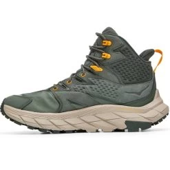 HOKA ONE ONE ANACAPA MID GORE-TEX THYME/RADIANT YELLOW 23 -Hoka 9 101816 anacapa mid gore tex thyme radiant yellow 1122018 tryl 06