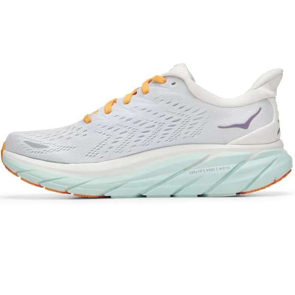 HOKA ONE ONE CLIFTON 8 W WHITE OF BLUE /ORANGE 22 2 HOKA ONE ONE CLIFTON 8 W WHITE OF BLUE /ORANGE 22 - Image 2
