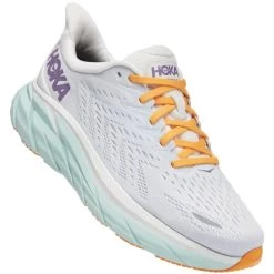 HOKA ONE ONE CLIFTON 8 W WHITE OF BLUE /ORANGE 22 8 HOKA ONE ONE CLIFTON 8 W WHITE OF BLUE /ORANGE 22 -Hoka 9 108422 clifton 8 w white of blue orange 1119394 bdbw 03