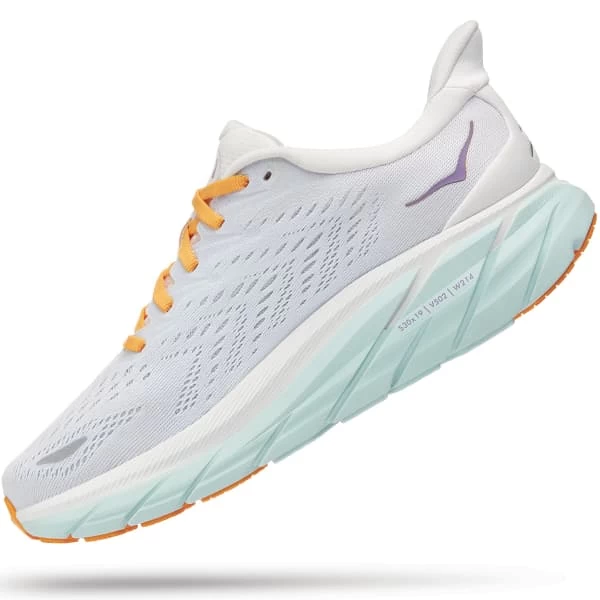 HOKA ONE ONE CLIFTON 8 W WHITE OF BLUE /ORANGE 22 6 HOKA ONE ONE CLIFTON 8 W WHITE OF BLUE /ORANGE 22 - Image 6