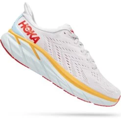 HOKA ONE ONE CLIFTON 8 NIMBUS CLOUD/WHITE OF WHITE 22 -Hoka 9 110610 clifton 8 nimbus cloud white of white 1119393 ncbdb 03