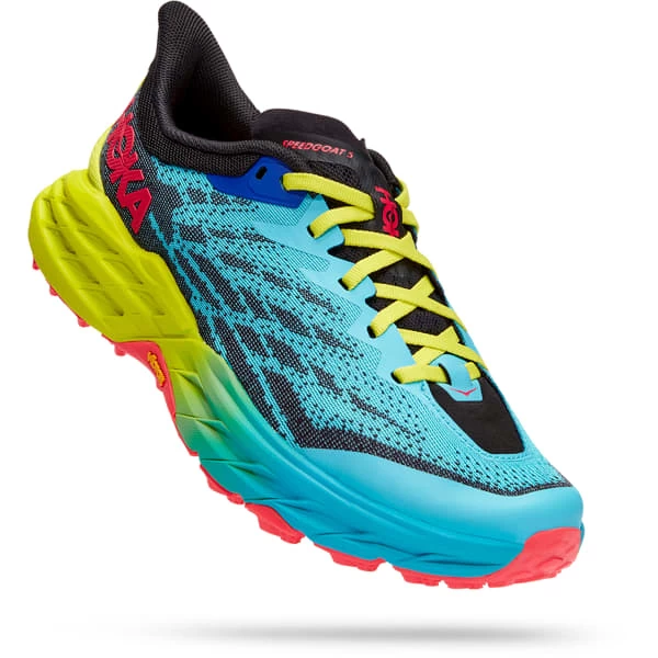 HOKA ONE ONE SPEEDGOAT 5 W SCUBA BLUE/BLACK 22 4 HOKA ONE ONE SPEEDGOAT 5 W SCUBA BLUE/BLACK 22 - Image 4