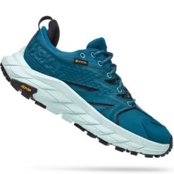 HOKA ONE ONE W ANACAPA LOW GORE-TEX BLACK/BLUE GLASS 22 -Hoka 9 111766 w anacapa low gtx black blue glass 1119373 bcbgl 04