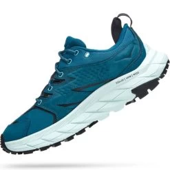 HOKA ONE ONE W ANACAPA LOW GORE-TEX BLACK/BLUE GLASS 22 -Hoka 9 111766 w anacapa low gtx black blue glass 1119373 bcbgl 06