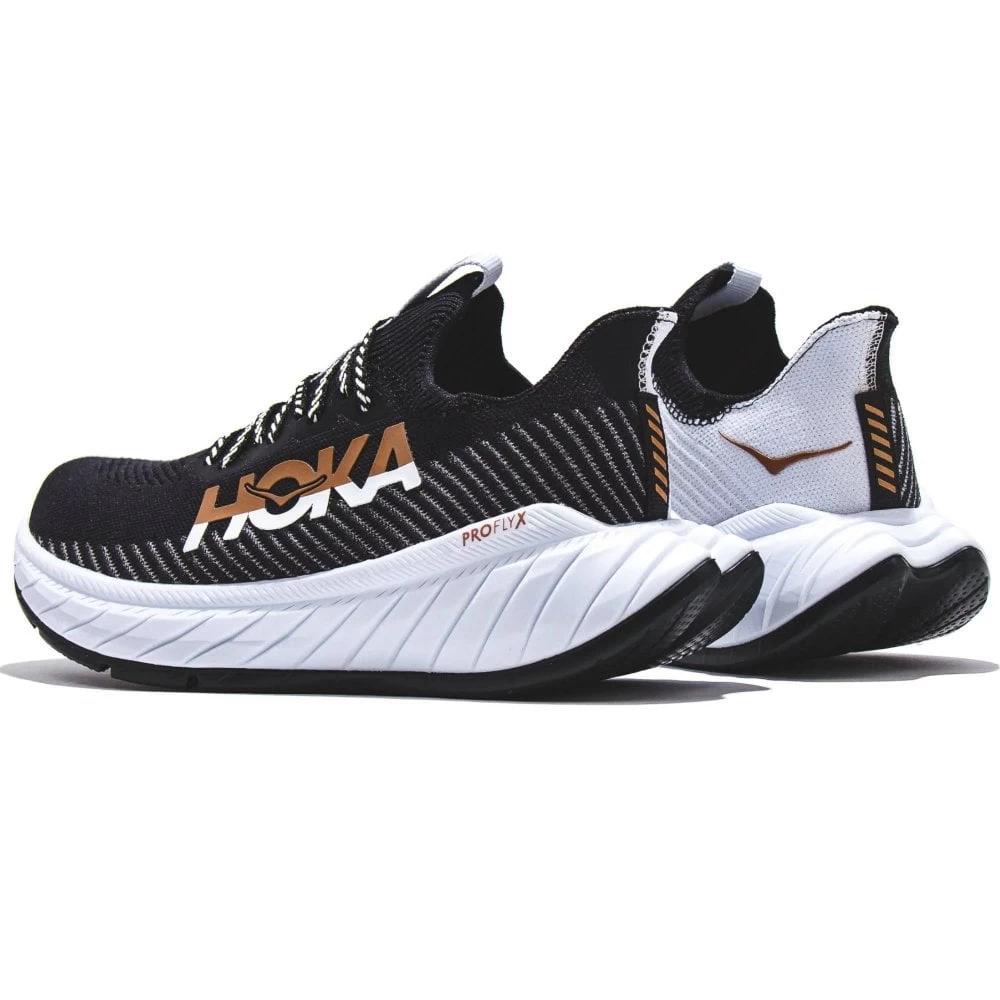 Hoka Carbon X 3 Mens Running Shoes Black/White 2 Hoka Carbon X 3 Mens Running Shoes Black/White - Image 2