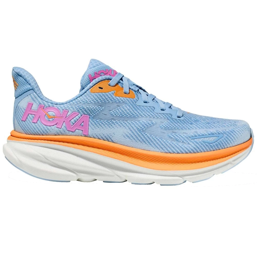 Hoka Clifton 9 Wide D Womens Running Shoes Airy Blue/Ice Water 1 Hoka Clifton 9 Wide D Womens Running Shoes Airy Blue/Ice Water