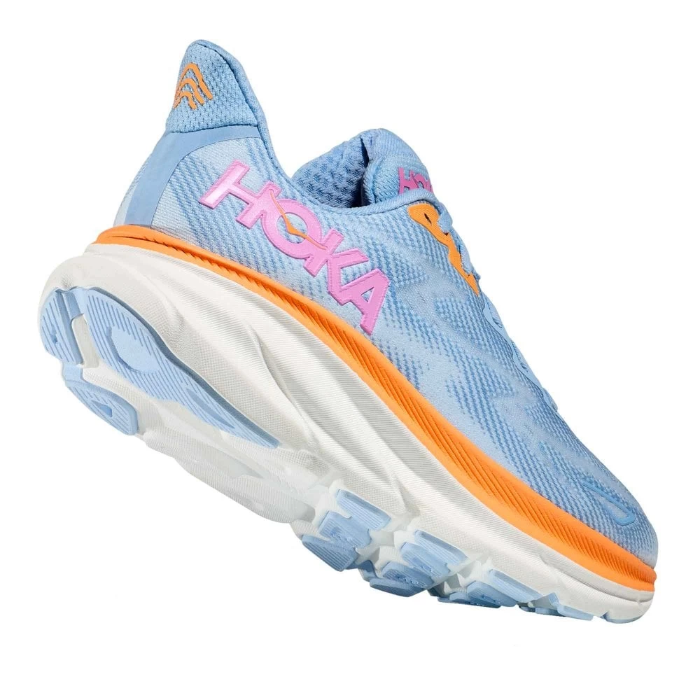 Hoka Clifton 9 Wide D Womens Running Shoes Airy Blue/Ice Water 2 Hoka Clifton 9 Wide D Womens Running Shoes Airy Blue/Ice Water - Image 2