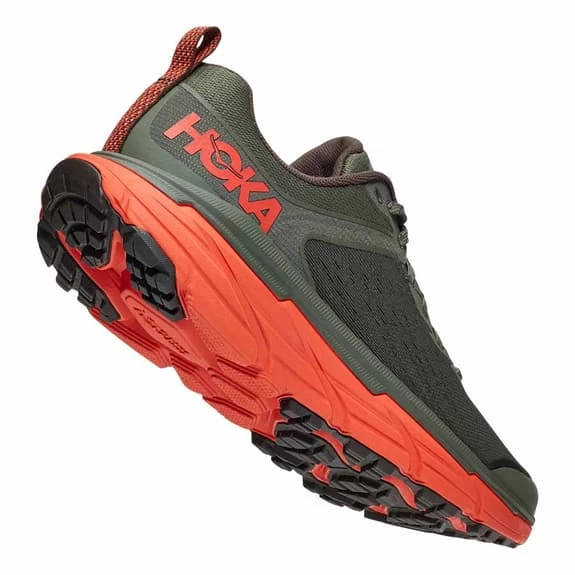 HOKA Challenger ATR 6 Running Shoes Green Orange 3 HOKA Challenger ATR 6 Running Shoes Green Orange - Image 3