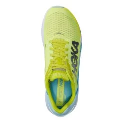 HOKA Rocket X Running Shoes White Light Blue Yellow -Hoka hk 0001113532 bge 004