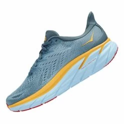 HOKA Clifton 8 Shoes Blue Grey White -Hoka hk 0001119393 gbm 003
