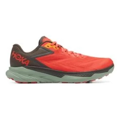 HOKA Zinal Shoes Green Orange Red -Hoka hk 0001119399 fbo 006