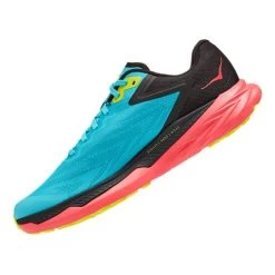 HOKA Zinal Shoes Green Blue Red -Hoka hk 0001119399 sbb 003