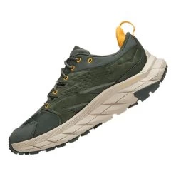 HOKA Anacapa Low GORE-TEX Shoes Green Brown Yellow -Hoka hk 0001122017 dbr 003