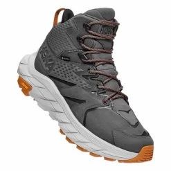 HOKA Anacapa Mid GORE-TEX Boots Grey White Brown