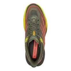 HOKA Speedgoat 5 Shoes Grey Yellow Red -Hoka hk 0001123157 tfs 004