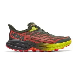 HOKA Speedgoat 5 Shoes Grey Yellow Red -Hoka hk 0001123157 tfs 006