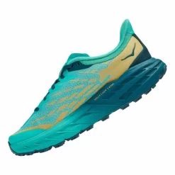 Hoka Speedgoat 5 Shoes Light Blue Green Women -Hoka hk 0001123158 dtw 004