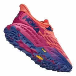 Hoka Speedgoat 5 Shoes Red Blue Women -Hoka hk 0001123158 ffc 003