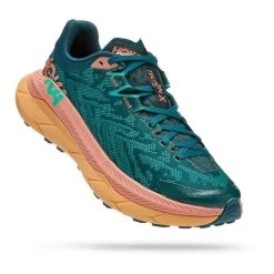 HOKA Tecton X Shoes Green Orange Women
