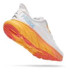 HOKA Arahi 6 Running Shoes White Light Blue Orange Women -Hoka hk 0001123195 ncb 003