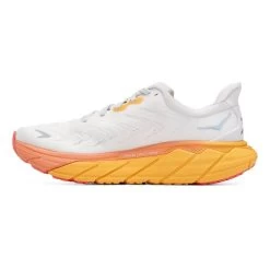 HOKA Arahi 6 Running Shoes White Light Blue Orange Women -Hoka hk 0001123195 ncb 006