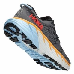 HOKA Gaviota 4 Running Shoes Grey White Orange -Hoka hk 0001123198 car 003