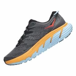 HOKA Gaviota 4 Running Shoes Grey White Orange -Hoka hk 0001123198 car 004