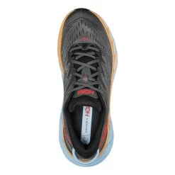 HOKA Gaviota 4 Running Shoes Grey White Orange -Hoka hk 0001123198 car 005