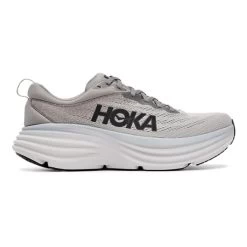 HOKA Bondi 8 Shoes Grey White Black -Hoka hk 0001123202 shm 006