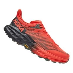 HOKA Speedgoat 5 GORE-TEX Shoes Red Orange Grey