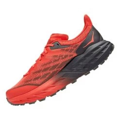 HOKA Speedgoat 5 GORE-TEX Shoes Red Orange Grey -Hoka hk 0001127912 fth 003