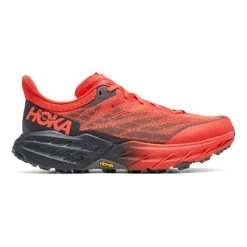HOKA Speedgoat 5 GORE-TEX Shoes Red Orange Grey -Hoka hk 0001127912 fth 006