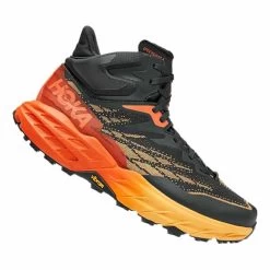 HOKA Speedgoat 5 GORE-TEX Boots Black Yellow Orange