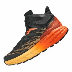 HOKA Speedgoat 5 GORE-TEX Boots Black Yellow Orange -Hoka hk 0001127918 bga 003