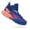 HOKA Speedgoat 5 Mid GORE-TEX Boots Electric Blue Orange Salmon Women