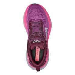 HOKA Bondi 8 Shoes Pink Lilac Grey Women -Hoka hk 0001127952 bgw 005