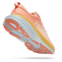 HOKA Bondi 8 Shoes Orange White Yellow Women -Hoka hk 0001127952 scp 003