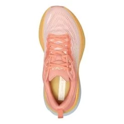 HOKA Bondi 8 Shoes Orange White Yellow Women -Hoka hk 0001127952 scp 005
