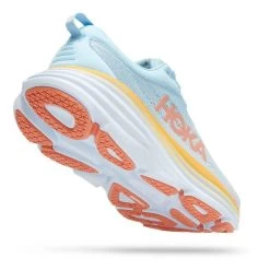 HOKA Bondi 8 Shoes White Light Blue Orange Women 8 HOKA Bondi 8 Shoes White Light Blue Orange Women -Hoka hk 0001127952 ssc 003