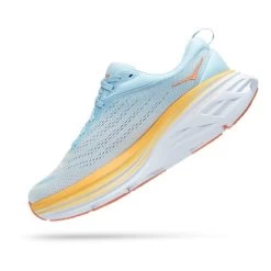 HOKA Bondi 8 Shoes White Light Blue Orange Women 9 HOKA Bondi 8 Shoes White Light Blue Orange Women -Hoka hk 0001127952 ssc 004