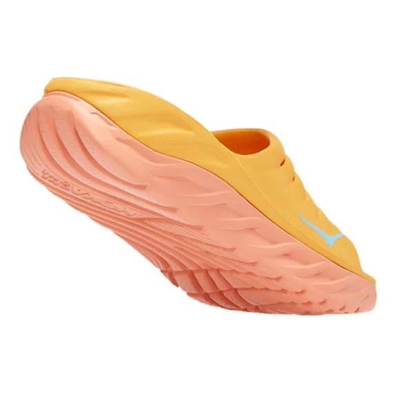 HOKA Ora Recovery Slide Flip Flops Orange 2 HOKA Ora Recovery Slide Flip Flops Orange - Image 2