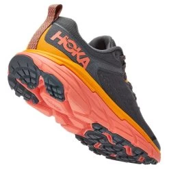 HOKA Challenger ATR 6 Shoes Dark Grey Salmon Women 8 HOKA Challenger ATR 6 Shoes Dark Grey Salmon Women -Hoka hk 1106512 ccl 003