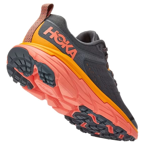 HOKA Challenger ATR 6 Shoes Dark Grey Salmon Women 3 HOKA Challenger ATR 6 Shoes Dark Grey Salmon Women - Image 3