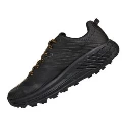 HOKA Speedgoat 4 GORE-TEX Shoes Black Yellow -Hoka hk 1106530 adgg 004