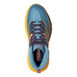 HOKA Speedgoat Mid 2 GORE-TEX Trail Running Shoes Black Blue Yellow Women -Hoka hk 1106533 pbsf 005