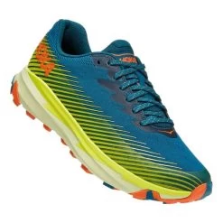 HOKA Torrent 2 Shoes Blue Yellow