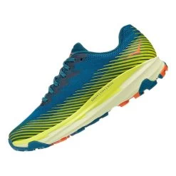 HOKA Torrent 2 Shoes Blue Yellow -Hoka hk 1110496 bce 004
