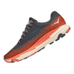 HOKA Torrent 2 Shoes Dark Grey Orange Women -Hoka hk 1110497 ccl 004