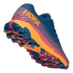 HOKA Torrent 2 Trail Running Shoes Blue Orange Women -Hoka hk 1110497 mbsf 003